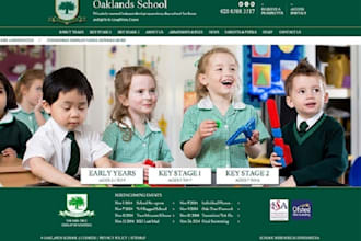 design educational website, school, college website, university, academy website