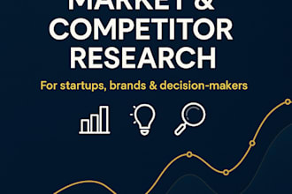 conduct detailed market research and competitor analysis