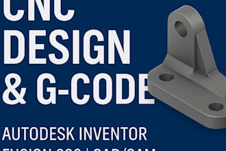 create cnc ready g code and 3d cad models using autodesk inventor