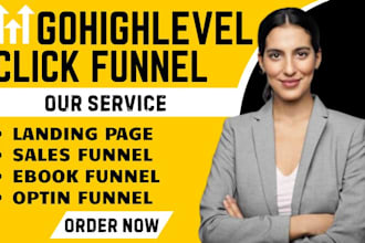 setup gohighlevel click funnel ebook funnel optin funnel landing page campaign