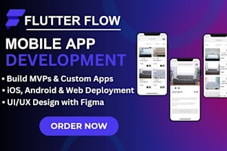build flutterflow app flutter app  mobile app developer flutter flow bubble app