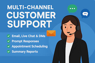provide customer support and respond to emails and chats