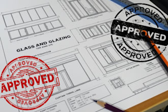 draft glass and glazing shop drawings for storefronts and curtainwalls
