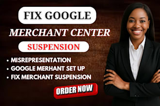 fix misrepresentation and product feed errors, google merchant center suspension
