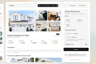 build renting house website, rental property site, party website