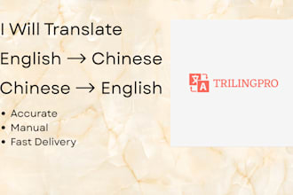 translate documents accurately between chinese and english