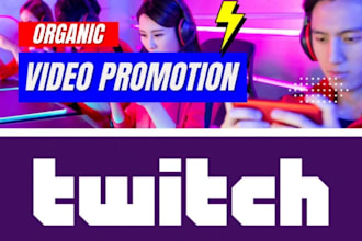 promote your twitch live stream bring followers live viewers to your channel
