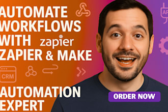 setup automate zapier automation webhooks integromat API CRM integrations zapier