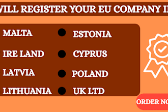 do company registration, vat in cyprus, malta, estonia latvia, lithuania, poland