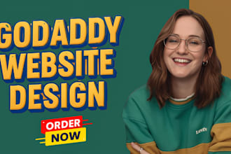 develop a professional and responsive godaddy website godaddy redesign website
