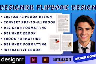 convert pdf to flipbook, format designrr ebook design flipbook, ebook formatting