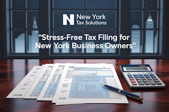 do tax filing for new york 1120, 5472, ct 3, ct 34 ct 225 returns