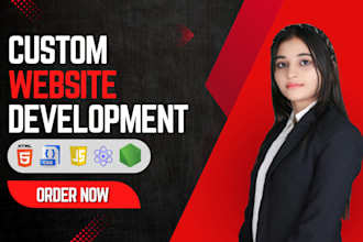 do website development as a frontend and backend developer
