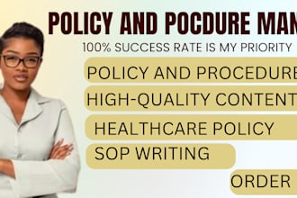 write healthcare,homecare,group care,staffing agency policy and procedure manual