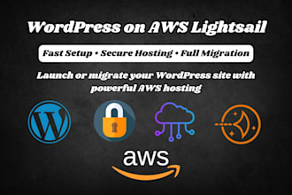 set up or migrate wordpress on AWS lightsail