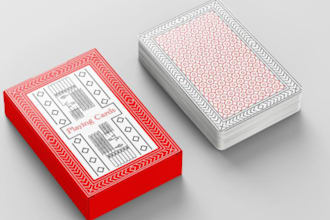 design card game template draw custom card game playing cards mockup frame box