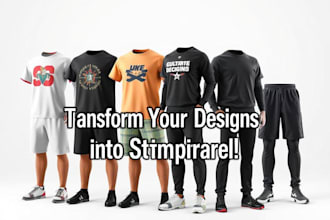 create 3d garment, 3d tshirt, product mockup for your clothing brand