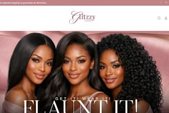 hair extension website, wix hair extension store, salon hair extension website