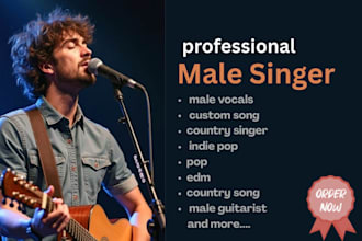 male singer male vocals custom male country singer indie pop male guitarist