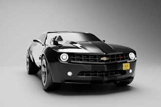 create realistic 3d car model, military vehicles, truck model, luxury car, gta v
