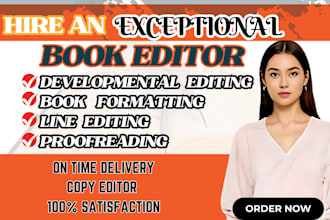 proofread, edit and format memoir nonfiction self help developmental book editor