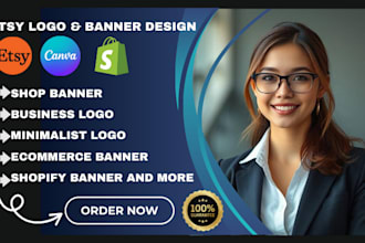 design an etsy banner and logo that boost your store branding