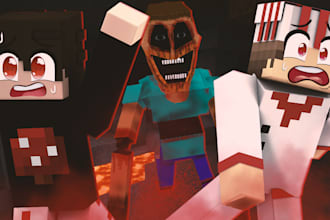 make high quality minecraft thumbnail