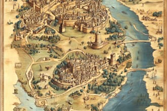 create a custom map for a world, city, town, or dungeon