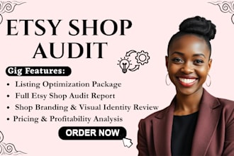 audit your etsy shop and create a custom strategy to boost sales