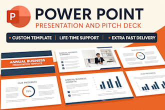 design custom powerpoint templates and infographic slides