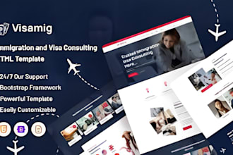 build immigration tour tourism website resort travel agency airbnb clone website