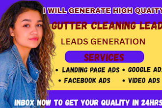 gutter installation leads cleaning   facebook ads cleaning google ads campaigns