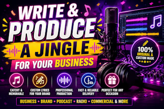 write and produce a jingle for your business