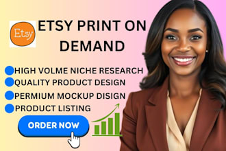 design etsy and shopify success setup  SEO pod website and design expert