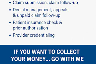 manage end to end physician billing, claims, denials for your practice
