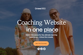 build coaching website design, medical website, health wellness website