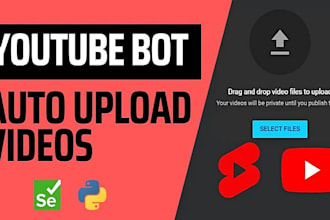 code youtube uploader bot, instagram auto follow bot, reddit bot, snapchat bot