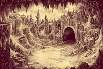 create a high quality high detail fantasy map for dnd