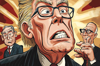 create political and editorial cartoons