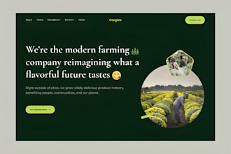 build a professional farming, landscaping, lawn care website