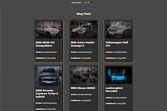 create a static website with html and css