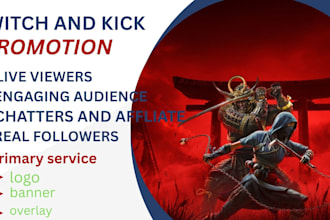 promote twitch and kick
