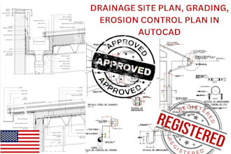 drainage plan, grading, erosion control, stormwater, autocad site plan engineer