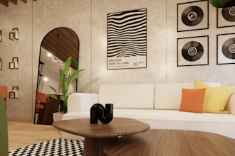 create realistic 3d interior renders for your space