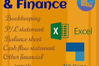 manage bookkeeping, pl balance sheet reports in tally prime