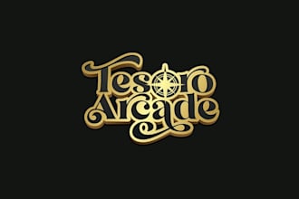 design vintage arcade shop logo