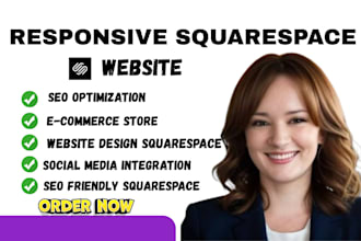 build squarespace website, seo friendly squarespace website design development