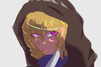 make you a stylized character portraits