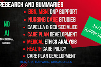 do nursing health care plan bsn msn dnp in 24 hours