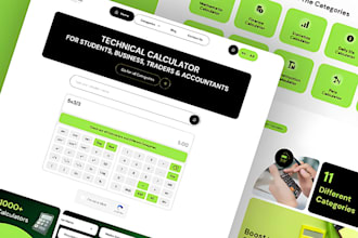 create custom web wordpress calculator wix calculator shopify calculator design